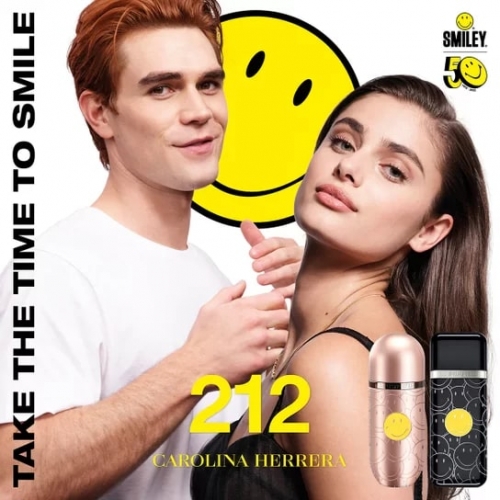  Carolina Herrera 212 VIP Men Black Smiley  1  в магазине Парфюм Питер 